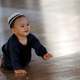 A Muslim child plays during the first day of Eid al Fitr at a mosque in Bangkok, Thailand, on June 15, 2018.